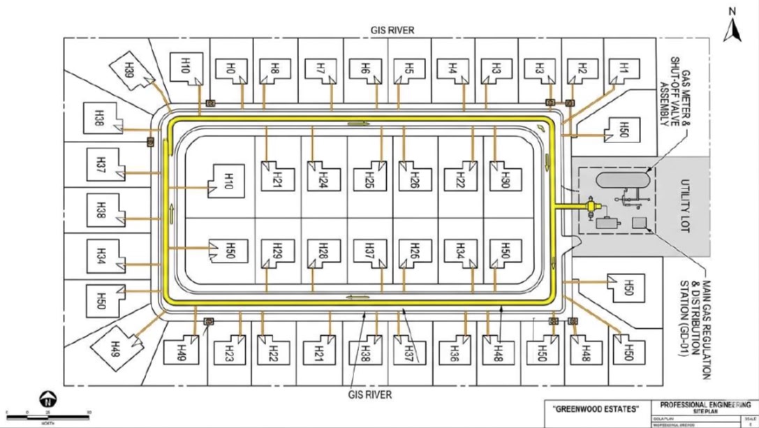 Engineering site plan